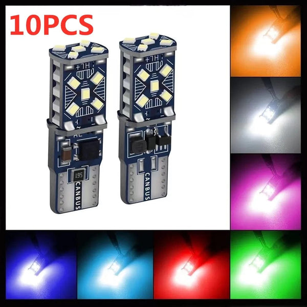 Planet Gates Blue / 10pcs 2/10PCS T10 W5W 194 198 158 New Super Bright Car LED Car Parking Lights WY5W 168 501 2825 Auto Wedge Turn Side Bulbs Car