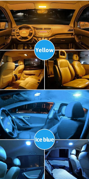 Planet Gates Blue / 10pcs 2/10x W5W T10 Led Bulbs Canbus 4014SMD No Error Car Parking Position Light Interior Dome Reading License Plate Light Signal Lamp
