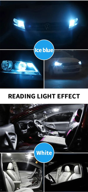 Planet Gates Blue / 10pcs 2/10x W5W T10 Led Bulbs Canbus 4014SMD No Error Car Parking Position Light Interior Dome Reading License Plate Light Signal Lamp