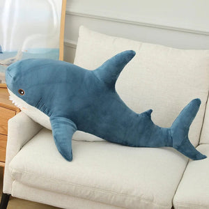 Planet Gates Blue / 110-120cm 15-140cm Colorful Shark Plush Toy Blue/Pink/Grey Stuffed Animal Fish Soft Doll Whale Sleep Pillow Kawaii Gift for Kid Girl Boys