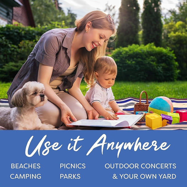 Planet Gates Blue / 152.4x203.2cm 1pc Picnic Blankets Dual Layers Picnic Blanket Outdoor Water-Resistant Handy Mat Tote Spring Summer Camping Blanket Great For The Beach