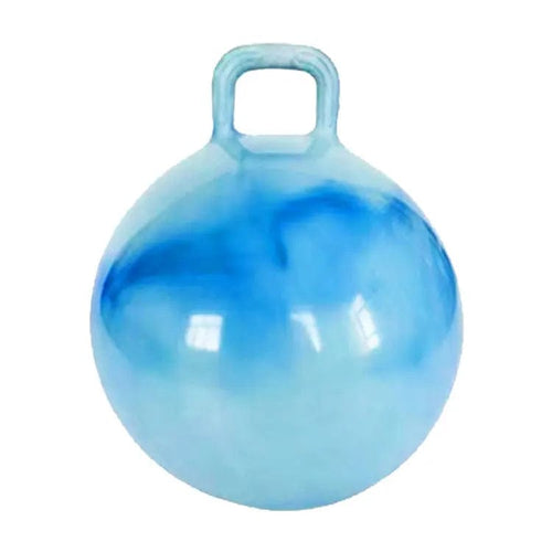 Planet Gates blue 18" Hopper Ball with Handle Bouncing Ball Marble Bouncy Balls Hopping Toys Inflatable Hop Ball Jumping Ball for Boys Girls