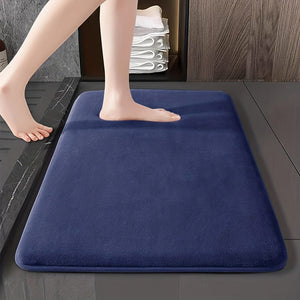 Planet Gates Blue / 19.7x31.5in / 50x80cm 1pc Thickened Bathroom Rug, Super Non-slip Bathroom Floor Mat, Machine Washable Resistant Floor Mat, Bathroom Anti-skid Mat, Bathroom Doormat, Bedroom Carpet, Floor Mat For Bathroom