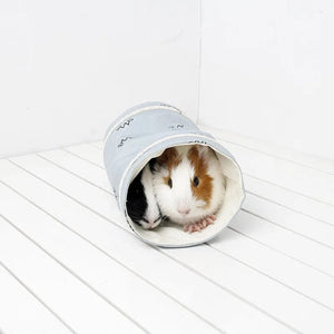 Planet Gates Blue 19x10CM Guinea Pig Tunnel Tube Chinchilla Hedgehogs Dutch Rats Hamsters Cage Accessories Supplie Bearded Dragon Small Animal Pet Bed Toy