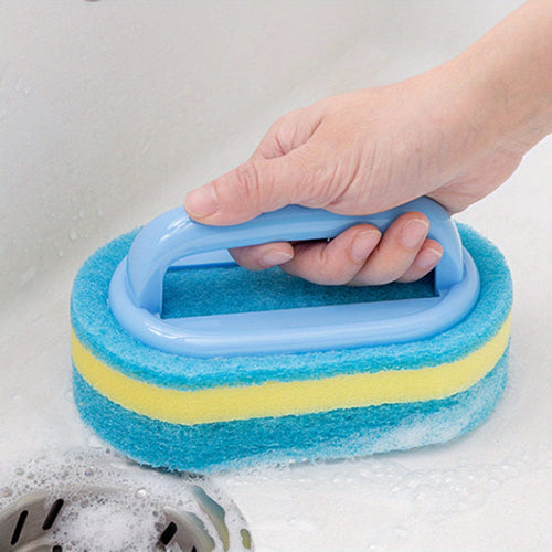 Planet Gates Blue / 1pc 1/2pcs Handled Bathtub Scrubber, Sponge Brush, Soft Magic Sponge Eraser Bathtub Ceramic Tile Cleaner, Kitchen Pool Scrub Cleaning Brush, Strong Scouring Pads Scrubbers, Dish Washing Abrasive Pads Brush, Tea Towel