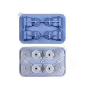 Planet Gates Blue 1PC 3D Cat Ice Block Mold Easy to Release Silicone Ice Hockey Device Household Kitchen Ice Making Mold Free of BPA