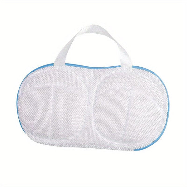 Planet Gates Blue 1pc Anti-deformation Bra Mesh Bag Machine-wash Special Polyester Bra Mesh Bags Laundry Brassiere Bag Cleaning Underwear Sports Bra