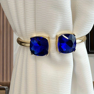 Planet Gates Blue 1pc Modern Minimalist Curtain Tieback Curtain Buckle - Easy Installation for Bedroom, Living Room, and Home Decoration