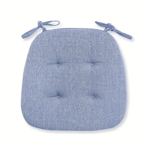 Planet Gates Blue 1pc, Solid Color Chair Cushion, Anti-slip Stool Cushion, Anti-fouling Chair Mat, Four Seasons Universal Home Dining Chair Pad, Home Supplies