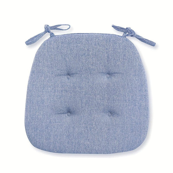 Planet Gates Blue 1pc, Solid Color Chair Cushion, Anti-slip Stool Cushion, Anti-fouling Chair Mat, Four Seasons Universal Home Dining Chair Pad, Home Supplies