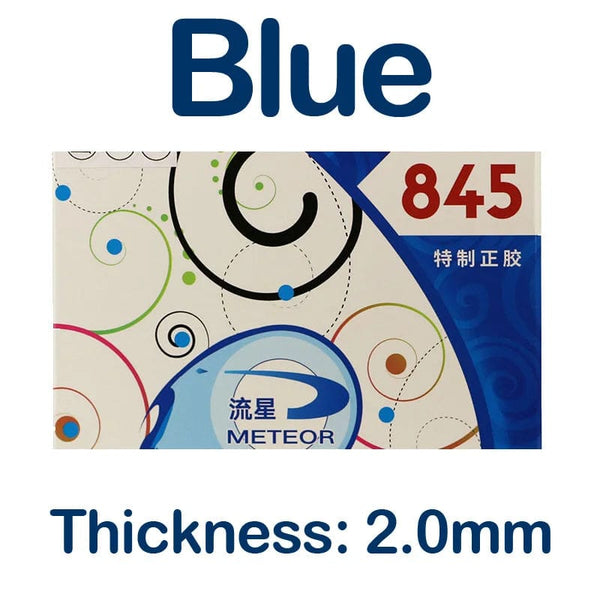 Planet Gates Blue 2.0mm Original METEOR 845 Blue Table Tennis Rubber Pips-out Fast Attack Short Pips Offensive Ping Pong Sponge ITTF Approved