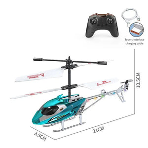 Planet Gates Blue 2.5CH-no box RC Helicopter 2.4GHZ 3.5 Channel Air Pressure Constant Height Light Remote Control Simulated Helicopter Toys Gift for Children