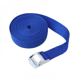 Planet Gates Blue / 2.5CMx3M 3M/300.0cm Buckle Tie-Down Belt Cargo Straps For Car Truck Motorcycle Bike Tow Rope Strong Ratchet Binding Belt Auto Luggage Cargo Strap
