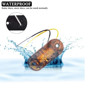 Planet Gates Blue / 20 Pieces 20/10PCS12V 24V LED Side Marker Lights Front Rear Clearance Indicator Lamp Truck Accessorie for Scania Trailer BUS Van Caravan