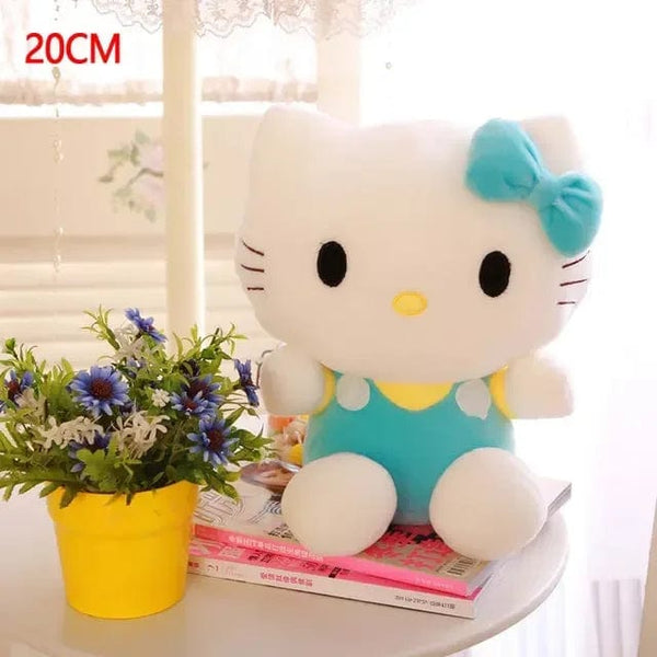 Planet Gates Blue 20cm Hello Kitty Plush Toys Cute Sanrio Movie KT Cat peluche Dolls Soft Stuffed kawaii Hello Kitty Toy Baby Christmas Gift