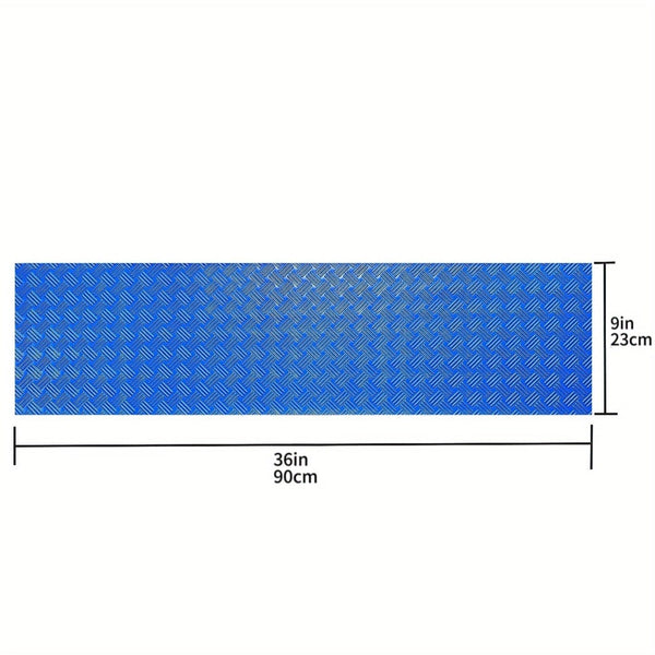 Planet Gates Blue / 22.86x91.44cm 1pc, Swimming Pool Ladder Mat - Protective Pad Step With Non-Slip Texture, Blue Medium 91.44 X 22.86 Cm And 91.44 X 91.44 Cm, Garden Tools And Swimming Pool Accessories, Pool Float Drift Swimming Pool Accessories