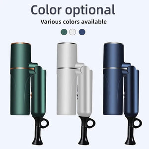 Planet Gates Blue-220V / EU Hot Selling Professional Hair Dryer Negative Ion High Power Blue Light Foldable Electric Hair Dryer Salon Hair Tools Home