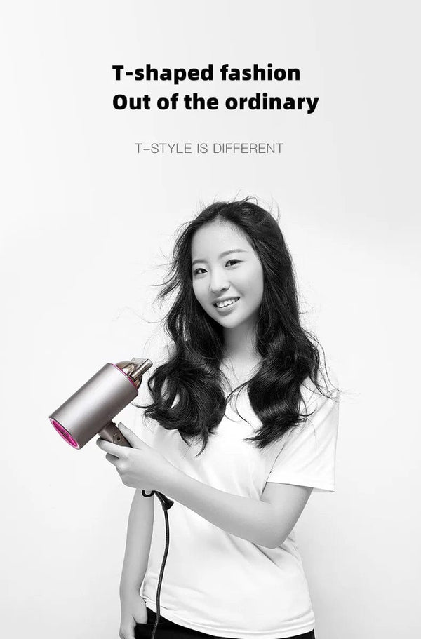 Planet Gates Blue-220V / EU Hot Selling Professional Hair Dryer Negative Ion High Power Blue Light Foldable Electric Hair Dryer Salon Hair Tools Home