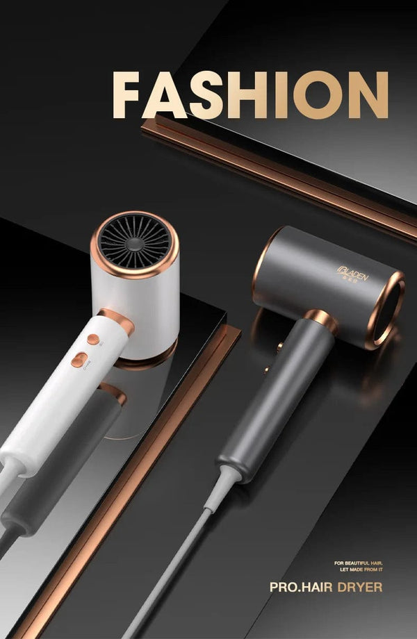 Planet Gates Blue-220V / EU Hot Selling Professional Hair Dryer Negative Ion High Power Blue Light Foldable Electric Hair Dryer Salon Hair Tools Home