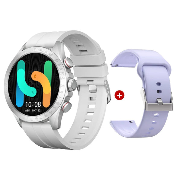 Planet Gates Blue-22MM Black / CHINA HAYLOU Solar Pro Smart Watch 1.43"AMOLED Display Bluetooth Phone Call & Voice Assistant Mulitary-grade Toughness Watch