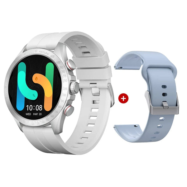 Planet Gates Blue-22MM Black / CHINA HAYLOU Solar Pro Smart Watch 1.43"AMOLED Display Bluetooth Phone Call & Voice Assistant Mulitary-grade Toughness Watch