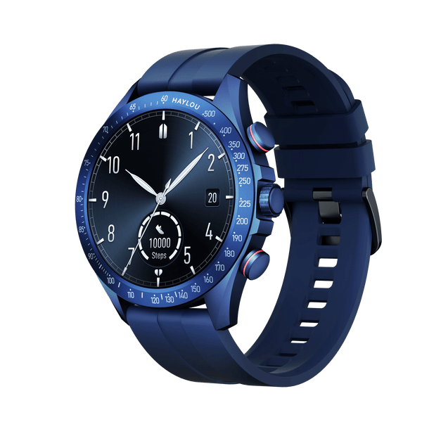 Planet Gates Blue-22MM Black / CHINA HAYLOU Solar Pro Smart Watch 1.43"AMOLED Display Bluetooth Phone Call & Voice Assistant Mulitary-grade Toughness Watch