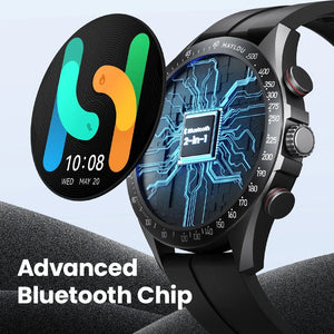 Planet Gates Blue-22MM Black / CHINA HAYLOU Solar Pro Smart Watch 1.43"AMOLED Display Bluetooth Phone Call & Voice Assistant Mulitary-grade Toughness Watch
