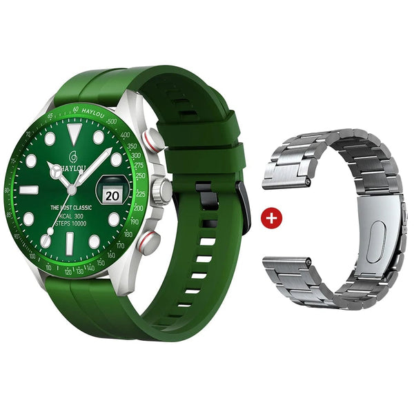 Planet Gates Blue-22MM Black / CHINA HAYLOU Solar Pro Smart Watch 1.43"AMOLED Display Bluetooth Phone Call & Voice Assistant Mulitary-grade Toughness Watch