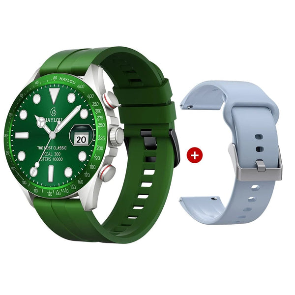 Planet Gates Blue-22MM Black / CHINA HAYLOU Solar Pro Smart Watch 1.43"AMOLED Display Bluetooth Phone Call & Voice Assistant Mulitary-grade Toughness Watch