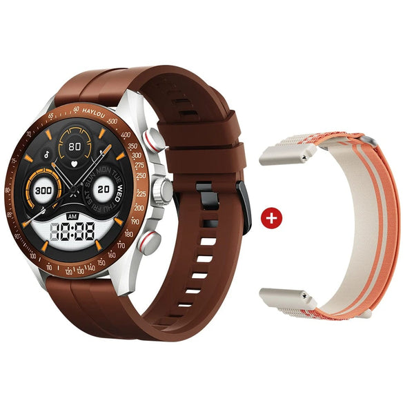 Planet Gates Blue-22MM Black / CHINA HAYLOU Solar Pro Smart Watch 1.43"AMOLED Display Bluetooth Phone Call & Voice Assistant Mulitary-grade Toughness Watch