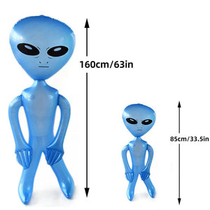 Planet Gates blue 2Pcs Inflatable Alien Inflatable Toys For Halloween Thanksgiving Decoration Entertainment And Christmas Party Gifts