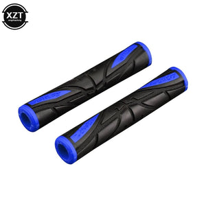 Planet Gates Blue 2pcs Motorcycle Rubber Soft Handle Bar Motorcycle Bike Handlebar Cover Anti-Slip Brake Lever Grips Protector Handlebar Cover