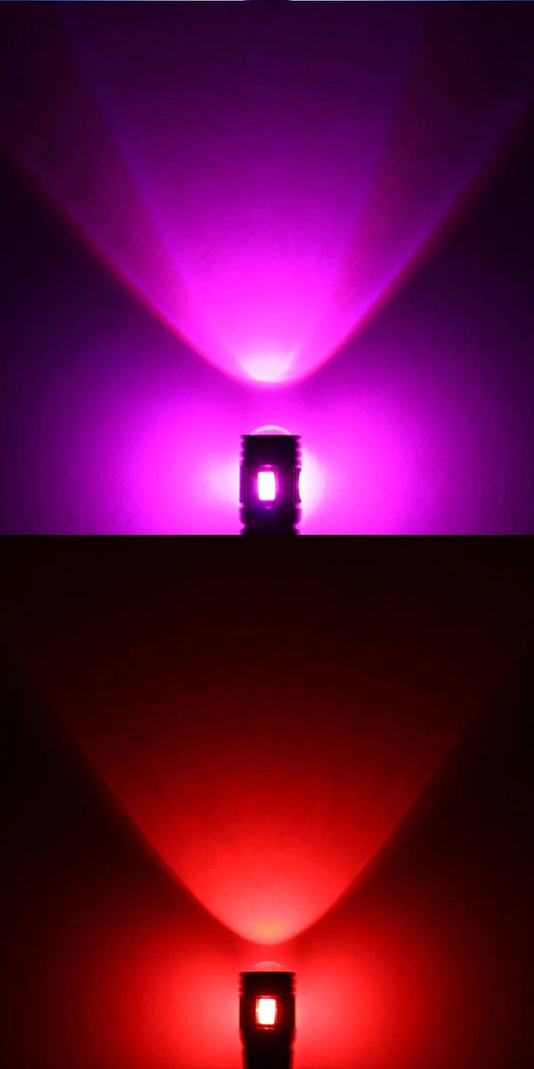Planet Gates Blue 2pcs T10 W5W LED Bulb Canbus No error 12V 6000K 5630 6SMD Auto Claerance Wedge Side Reverse Lamps Turn Singal Light White Amber