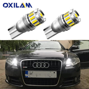 Planet Gates blue 2Pcs W5W T10 LED Lamp Canbus Parking Interior Lights for Audi A3 A6 A5 8p B6 B8 B7 B5 C6 S3 S4 RS3 TT Quattro Q5 Q7 100 300