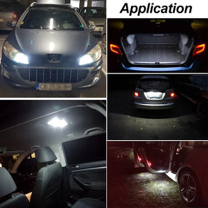 Planet Gates blue 2Pcs W5W T10 LED Lamp Canbus Parking Interior Lights for Audi A3 A6 A5 8p B6 B8 B7 B5 C6 S3 S4 RS3 TT Quattro Q5 Q7 100 300