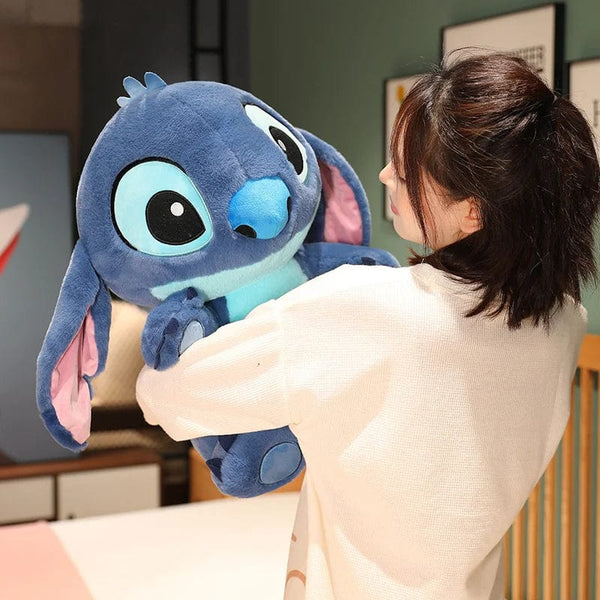Planet Gates blue / 30-35cm Miniso Kawaii Disney Lilo & Stitch Plush Toy Kawaii Soft Blue Purple Elf Disney Lilo & Stitch Stuffed Doll Anime Movie Xmas Gift