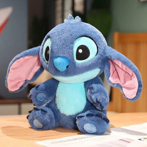 Planet Gates blue / 30-35cm Miniso Kawaii Disney Lilo & Stitch Plush Toy Kawaii Soft Blue Purple Elf Disney Lilo & Stitch Stuffed Doll Anime Movie Xmas Gift