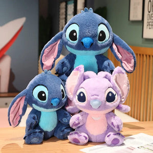Planet Gates blue / 30-35cm Miniso Kawaii Disney Lilo & Stitch Plush Toy Kawaii Soft Blue Purple Elf Disney Lilo & Stitch Stuffed Doll Anime Movie Xmas Gift