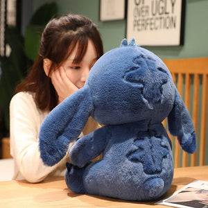 Planet Gates blue / 30-35cm Miniso Kawaii Disney Lilo & Stitch Plush Toy Kawaii Soft Blue Purple Elf Disney Lilo & Stitch Stuffed Doll Anime Movie Xmas Gift
