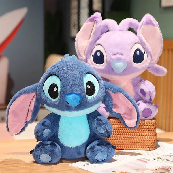 Planet Gates blue / 30-35cm Miniso Kawaii Disney Lilo & Stitch Plush Toy Kawaii Soft Blue Purple Elf Disney Lilo & Stitch Stuffed Doll Anime Movie Xmas Gift