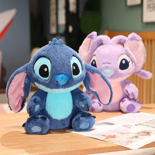 Planet Gates blue / 30-35cm Miniso Kawaii Disney Lilo & Stitch Plush Toy Kawaii Soft Blue Purple Elf Disney Lilo & Stitch Stuffed Doll Anime Movie Xmas Gift