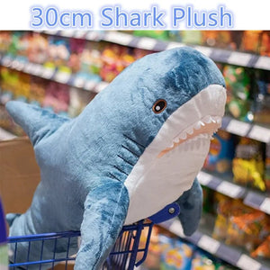 Planet Gates blue 30cm 30cm Shark Toy Soft Stuffed Sea Animal Accompany Pillow High Quality Gifts For Birthday Children Boys Party Decro