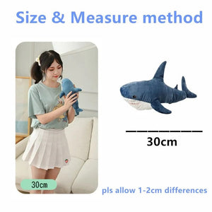 Planet Gates blue 30cm 30cm Shark Toy Soft Stuffed Sea Animal Accompany Pillow High Quality Gifts For Birthday Children Boys Party Decro