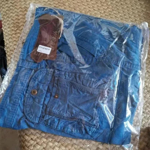 Planet Gates Blue / 36 Summer Cargo Shorts Men Cool Camouflage Cotton Casual Mens Short Pants Brand Clothing Comfortable Camo Men Cargo Shorts No Belt