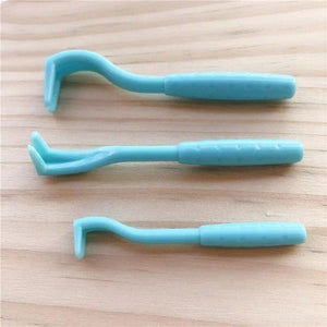 Planet Gates Blue 3PCS/SET Pet Flea Removal Tool Kit Plastic Scratching Hook Remover Pet Cat Dog Grooming Supplies Tick Removal Tool Tweezers Clip