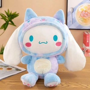 Planet Gates Blue / 40cm Big Size Sanrio Kawaii Cinnamoroll Dog Plush Toys Pillow Stuffed Animal Comfort Soft Dolls Kids Birthday Gift Cartoon Anime Toy