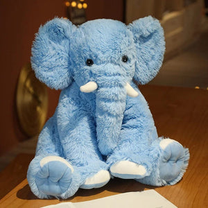 Planet Gates Blue / 45cm Kids Soft Elephant Plush Large Elephant Toy Stuffed Animals Plushies Pillow Baby Accompany Doll Infant Toys Newborn Gift