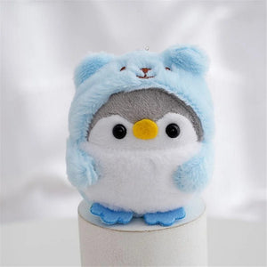 Planet Gates Blue 4Colors , Size 7CM Approx. Animal Penguin Plush Stuffed TOY , Key Chain Gift DOLL