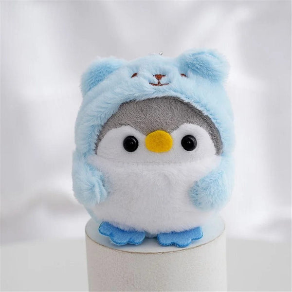 Planet Gates Blue 4Colors , Size 7CM Approx. Animal Penguin Plush Stuffed TOY , Key Chain Gift DOLL