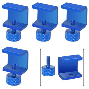 Planet Gates Blue 4pcs 3DSWAY 3D Printer Parts Platform Clamp Glass Aluminum Plate Ultimaker UM Hotbed Fixing Clip Build Heated Bed Retainer 4pcs 8pcs